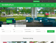 Tablet Screenshot of keralarealty.in